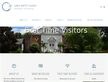 Tablet Screenshot of grace-baptist.net